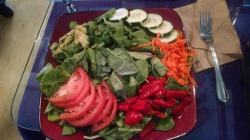 Beautiful Salad at Khan's Desserts in Nashville