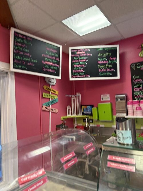 Offers sorbets   at Keys Chocolates & Ice Cream in Key Largo