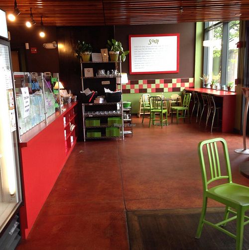 Cafe view at Soupergirl - Takoma in Washington