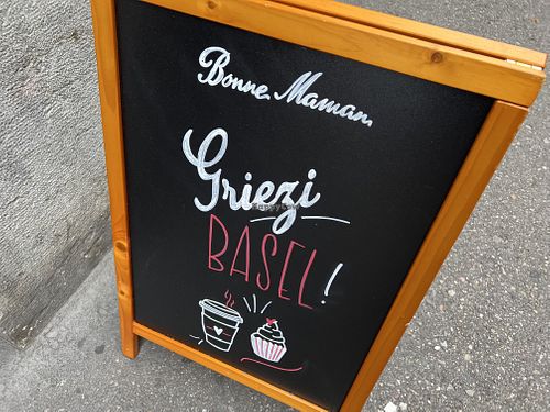 sign  at Bonne Maman in Basel