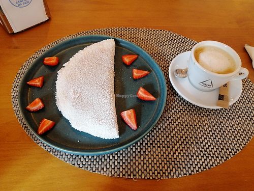 Tapioka with sweet filling at Cantina do Bem in Caminha