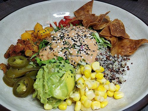 Mexican Salad from the Vegan menu  at The Rebel Company - Maybe closed in Northeast Singapore