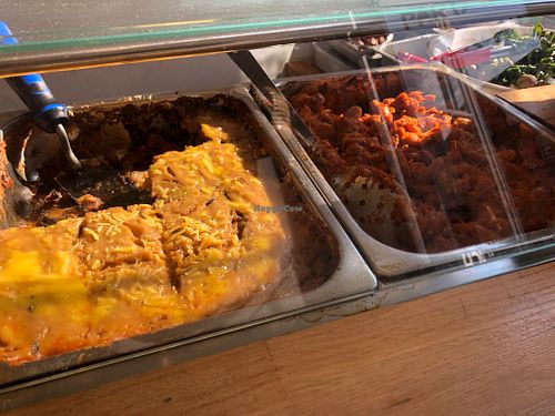 Vegan lasagne at KOD in North London