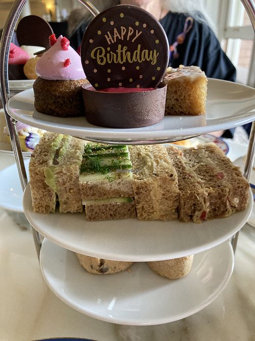 Vegan high tea 💜  at Tea at The Empress in Victoria