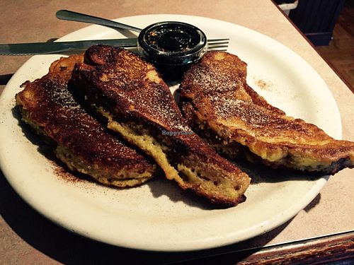 vegan French toast  at Harrison Street Cafe in Richmond