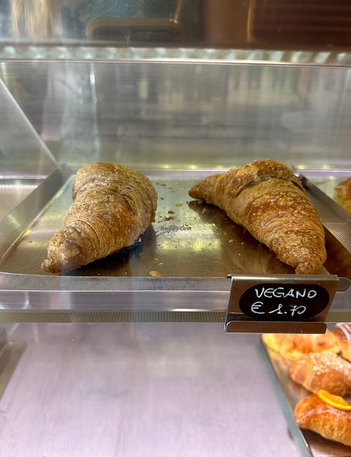 Vegan croissantts  at Caffeteria Sandy in Arezzo