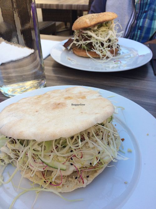 Falafel in Pita
"Steack" Burger at Le Shanti in Dijon