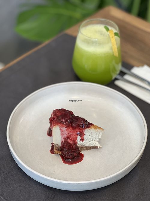 Vegan cheesecake   at Vegan Dükkan Lokanta - The Eatery in Istanbul