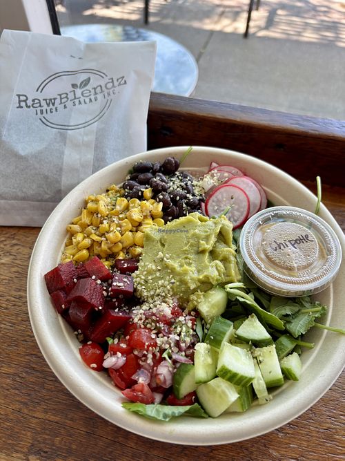 Arizona bowl (comes with side tortillas chips)  at RawBlendz Healthy Mealz  in Mississauga