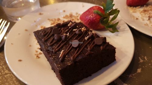 Chocolate chip brownie (vg) at Strawberry Lounge in Alnwick