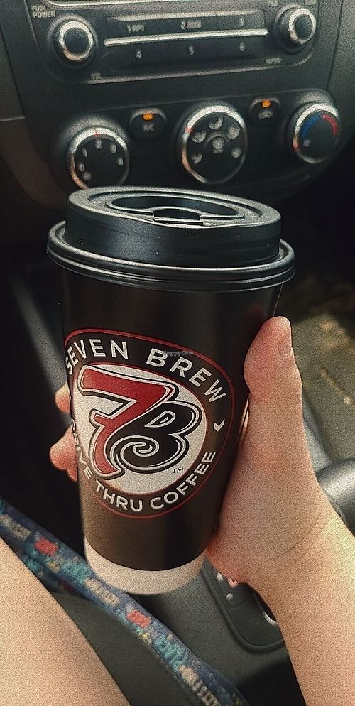 Large Oatmilk Latte at 7 Brew Coffee in Springfield