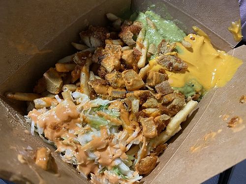 Loaded Fries at Never Caged in Los Angeles