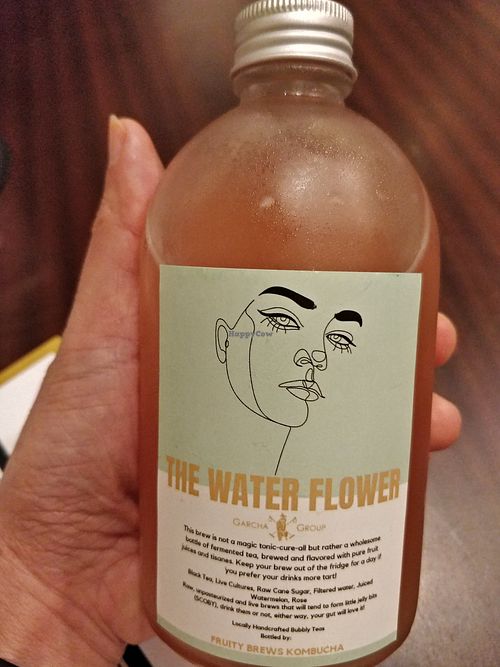 The water Flower at Cultivate Cafe in Central Singapore