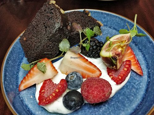 Brownie at Cultivate Cafe in Central Singapore