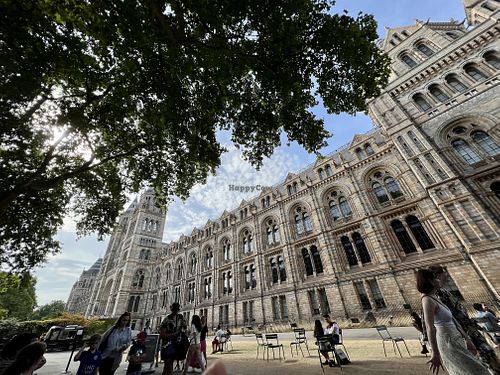 outside  at Natural History Museum in South West London