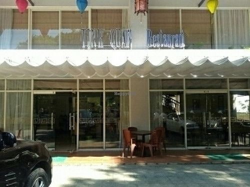 outside at Tinh Quan in Hue