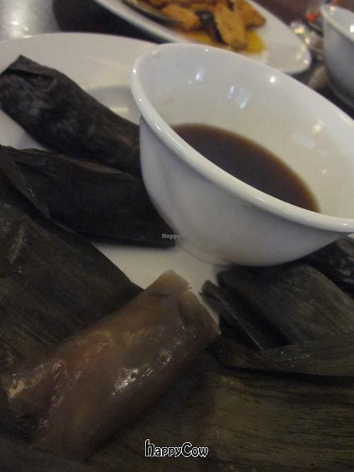 Banana leaf wrapped dumplings, Better than it looks at Tinh Quan in Hue