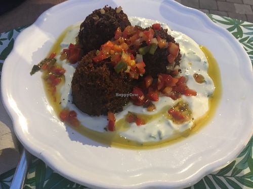 Smoked lentils balls at Mariposas in Marseille