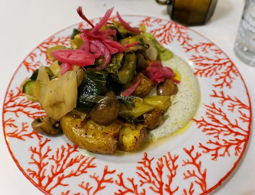 Potatoes + something something... at Mariposas in Marseille