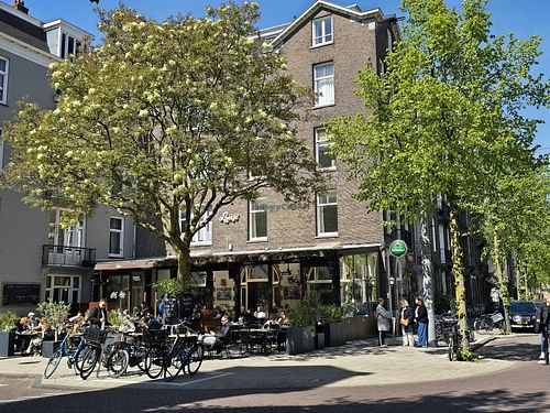 Outdoor seating. Dont really know why this place is onHC. It's meat meat meat ... at Café Loetje in Amsterdam