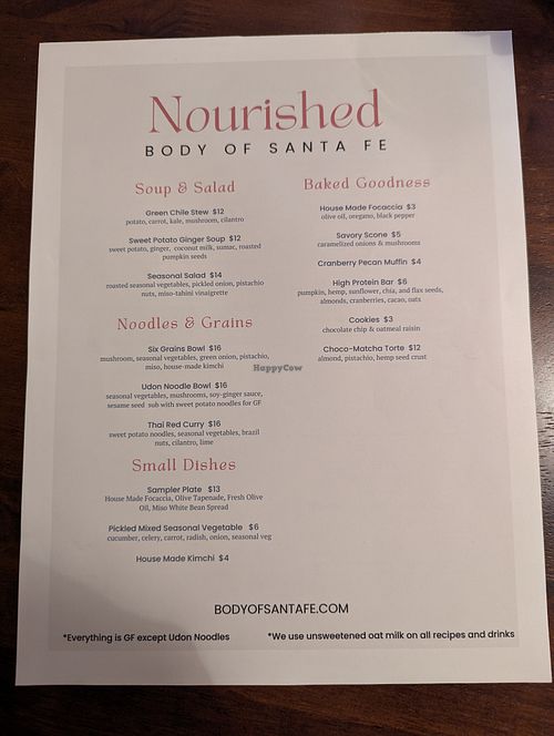  at Body Cafe in Santa Fe