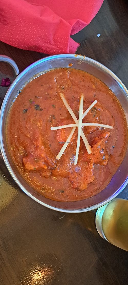 Chick'n Butter massala at Namaste India in Norwich