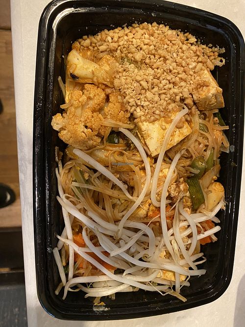 Pad Thai #2 with vegetables, tofu & no egg.  at Kiin Imm Thai in Vienna