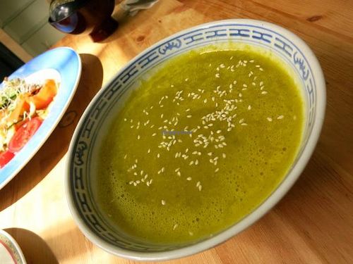 Pumpkin Soup at TerraZen Centre in Amsterdam