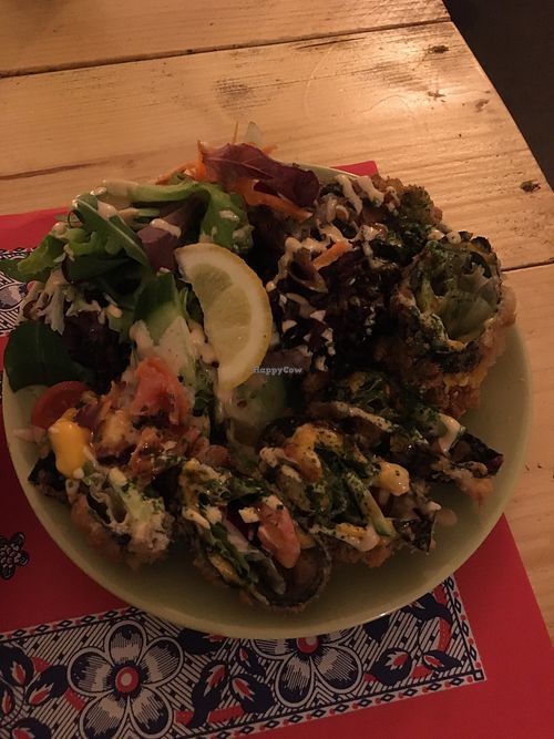 Cheese sticks  at TerraZen Centre in Amsterdam