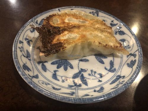 Gyoza (sorry, I ate 1 😂)  at Heianraku in Takayama