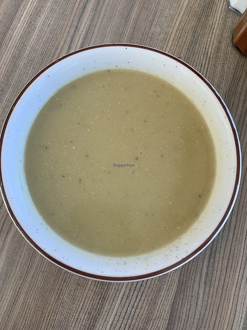 Garbanzo vegetable soup   at Himalaya Vegan in Sacramento