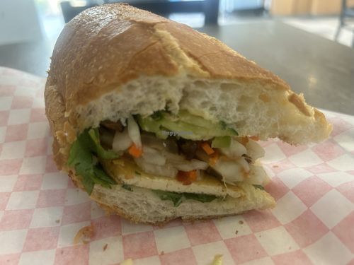 Combo bahn mi - so good!   at Himalaya Vegan in Sacramento