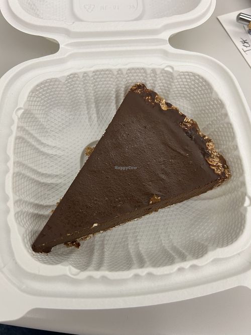 Special decadent chocolate pie they only offer on Tuesdays…soooooo good!   at Himalaya Vegan in Sacramento