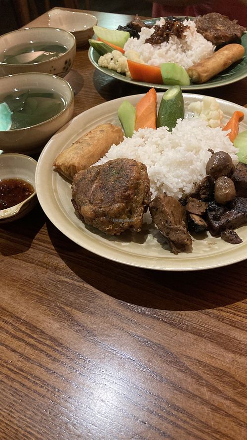 Chayfood rice serving- pretty basic, not much sauce  at CHAYFOOD in Hanoi