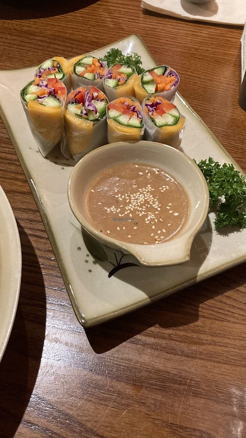 5 colour spring rolls, quite tasty  at CHAYFOOD in Hanoi