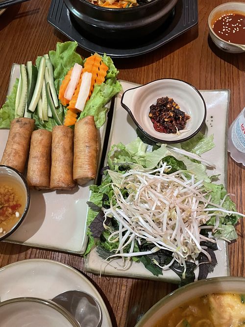 Fried spring rolls  at CHAYFOOD in Hanoi