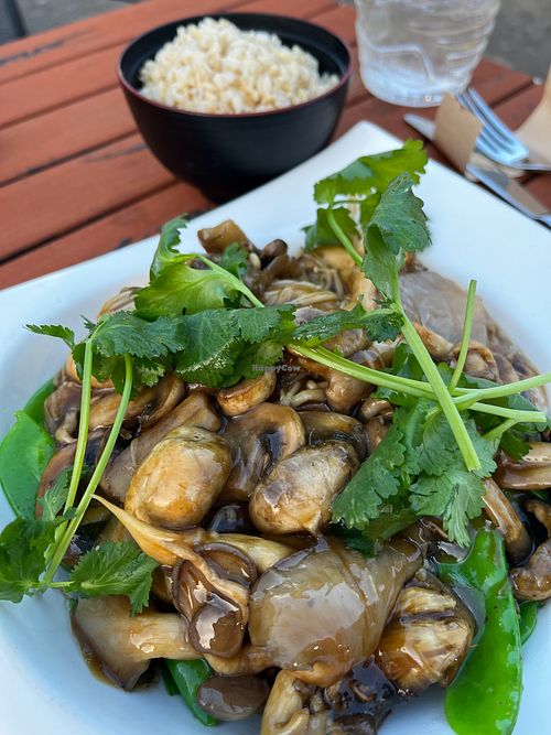 Wild mushroom delight at The Pacific Kitchen in Montgomery
