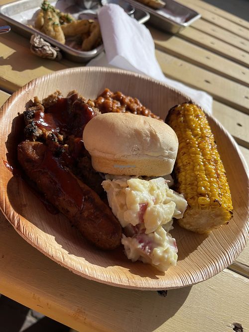 Anniversary BBQ plate   at Station No. 3 in St Louis