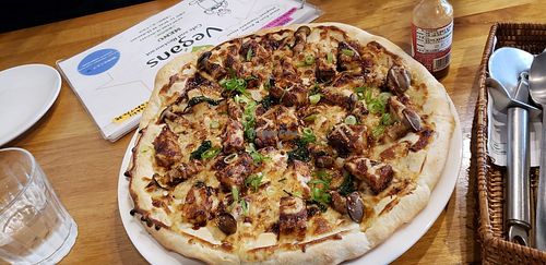 とてもおいしい！(So delicious!) at Vegans Cafe and Restaurant in Kyoto