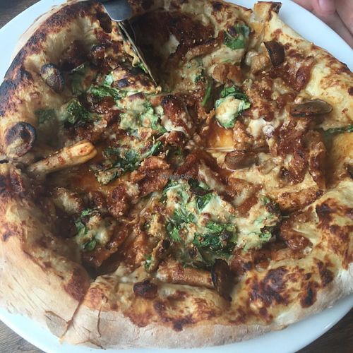 pizza  at Vegans Cafe and Restaurant in Kyoto