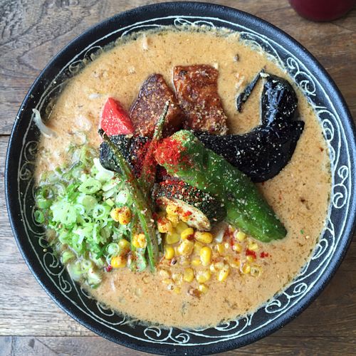 perfect ramen at Vegans Cafe and Restaurant in Kyoto