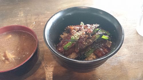 BBQ Tofu and Rice at Vegans Cafe and Restaurant in Kyoto