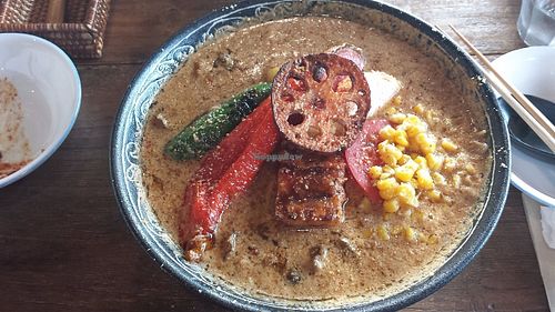 Ramen  at Vegans Cafe and Restaurant in Kyoto
