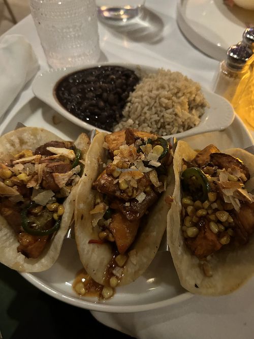 Vegan Jardin tacos  at Jardín in Patchogue