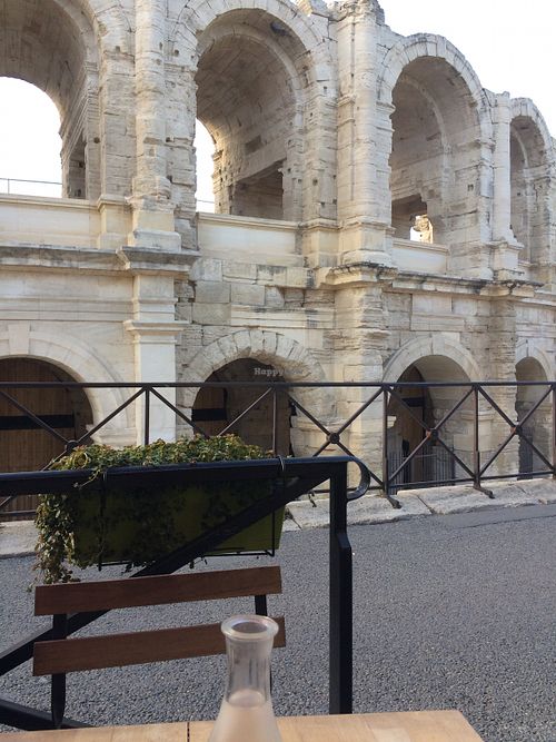 Best view ever at Chez Felix in Arles