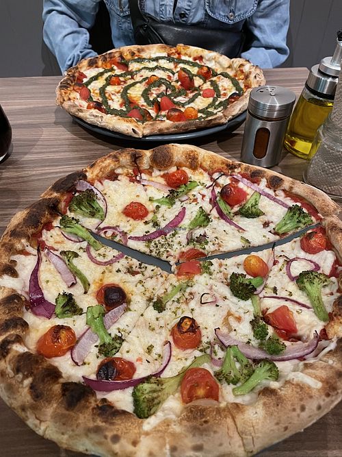   at Green Pizza in Mexico City