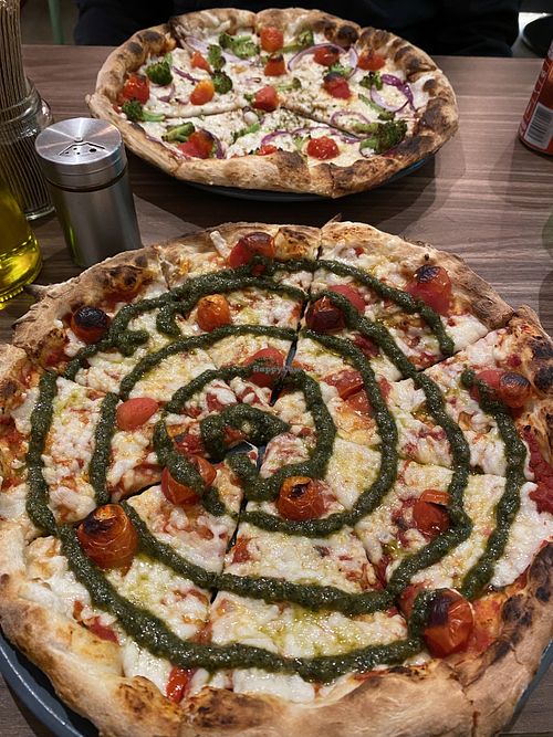 Tomatini Pizza  at Green Pizza in Mexico City