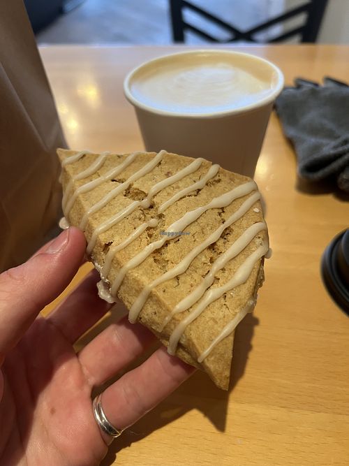 Vegan scone  at Gryphon Cafe in West Chester