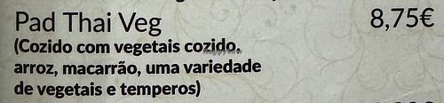 Menu vegan option 2  at Kasthamandap Restaurant And Cafe House in Lisbon