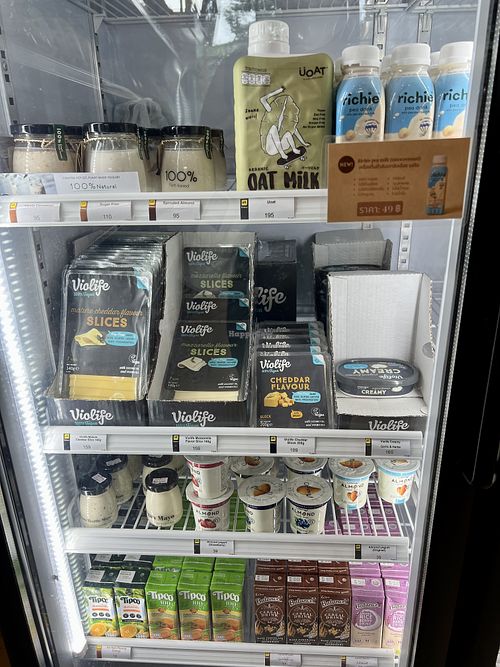 Plant-based cheese & milk  at alt.Eatery in Bangkok